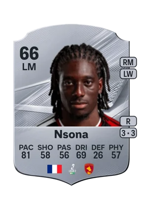 Nsona - 66 - Rare EA FC 27 card