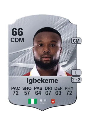 Igbekeme - 66 - Rare EA FC 27 card