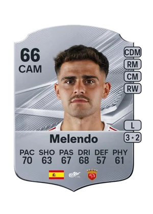 Melendo - 66 - Rare EA FC 27 card