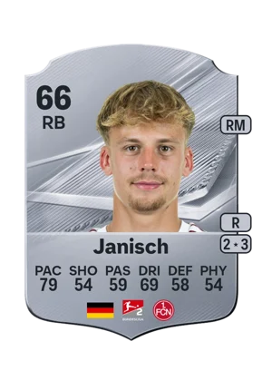Janisch - 66 - Rare EA FC 27 card
