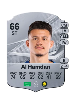Al Hamdan - 66 - Rare EA FC 27 card