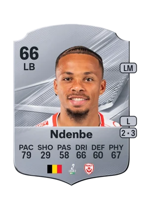 Ndenbe - 66 - Rare EA FC 27 card