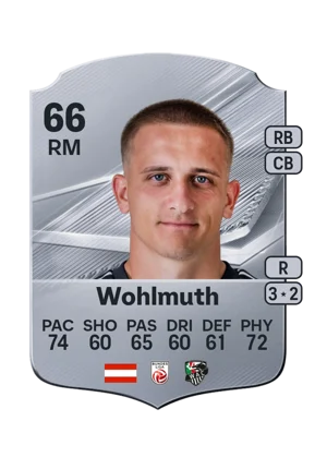 Wohlmuth - 66 - Rare EA FC 27 card