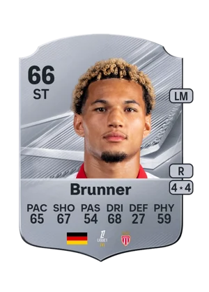 Brunner - 66 - Rare EA FC 27 card