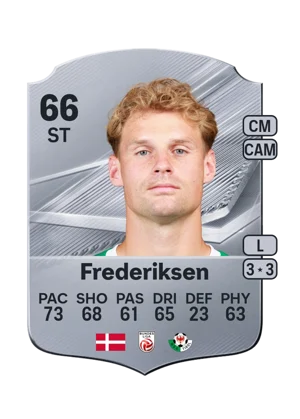 Frederiksen - 66 - Rare EA FC 27 card