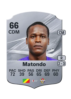 Matondo - 66 - Rare EA FC 27 card
