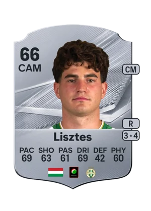 Lisztes - 66 - Rare EA FC 27 card
