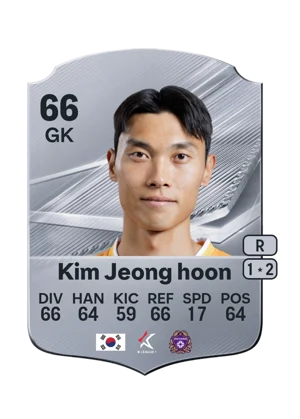 Kim Jeong hoon - 66 - Rare EA FC 27 card