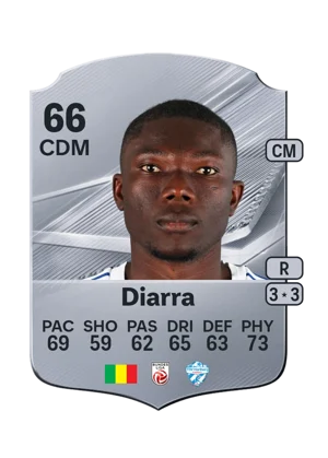Diarra - 66 - Rare EA FC 27 card