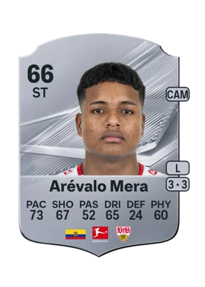 Arévalo Mera - 66 - Rare EA FC 27 card