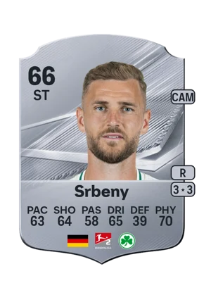 Srbeny - 66 - Rare EA FC 27 card