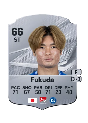 Fukuda - 66 - Rare EA FC 27 card