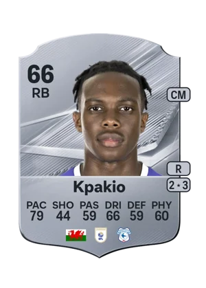 Kpakio - 66 - Rare EA FC 27 card