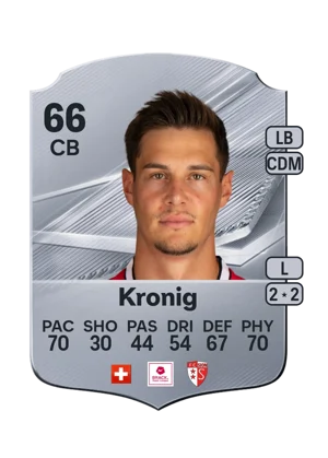 Kronig - 66 - Rare EA FC 27 card