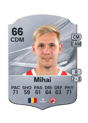 Mihai - 66 - Rare EA FC 27 card