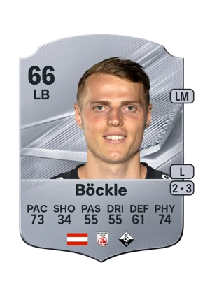 Böckle - 66 - Rare EA FC 27 card