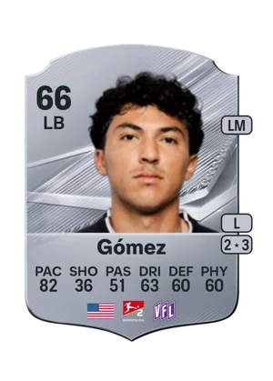 Gómez - 66 - Rare EA FC 27 card
