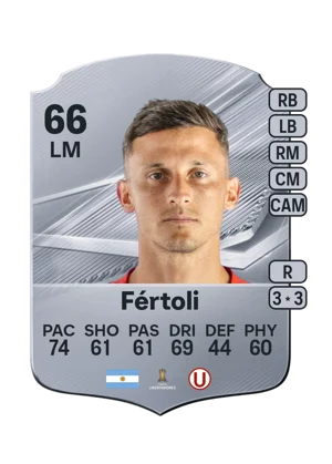 Fértoli - 66 - Rare EA FC 27 card