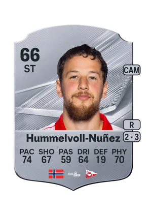 Hummelvoll-Nuñez - 66 - Rare EA FC 27 card