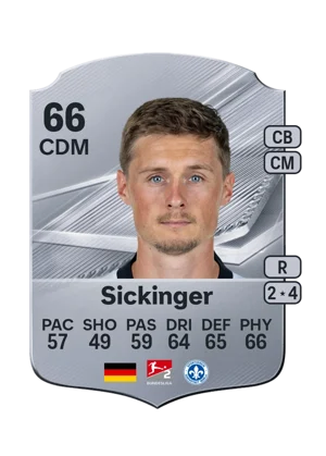 Sickinger - 66 - Rare EA FC 27 card