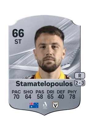 Stamatelopoulos - 66 - Rare EA FC 27 card