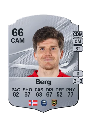 Berg - 66 - Rare EA FC 27 card