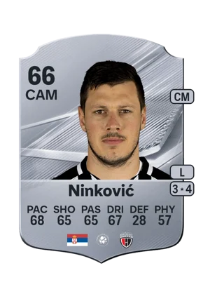 Ninković - 66 - Rare EA FC 27 card