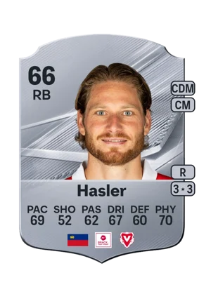 Hasler - 66 - Rare EA FC 27 card