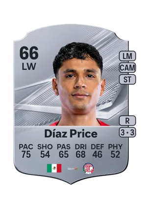 Díaz Price - 66 - Rare EA FC 27 card