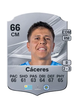Cáceres - 66 - Rare EA FC 27 card
