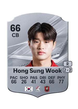Hong Sung Wook - 66 - Rare EA FC 27 card