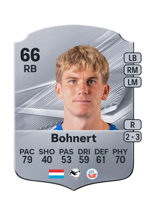Bohnert - 66 - Rare EA FC 27 card