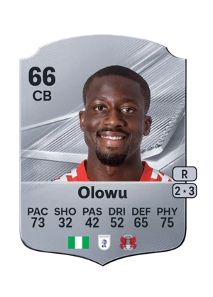 Olowu - 66 - Rare EA FC 27 card