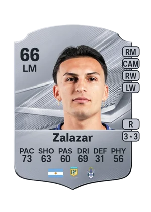 Zalazar - 66 - Rare EA FC 27 card