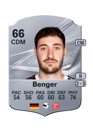 Benger - 66 - Rare EA FC 27 card