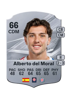 Alberto del Moral - 66 - Rare EA FC 27 card