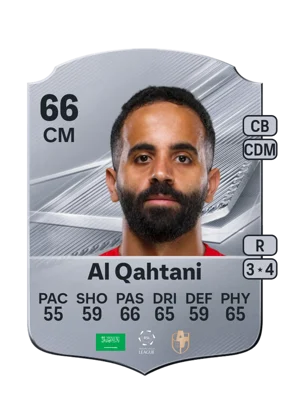 Al Qahtani - 66 - Rare EA FC 27 card
