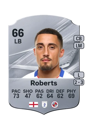 Roberts - 66 - Rare EA FC 27 card