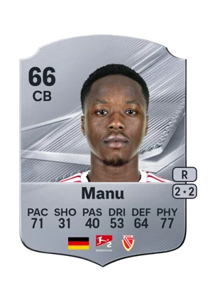 Manu - 66 - Rare EA FC 27 card