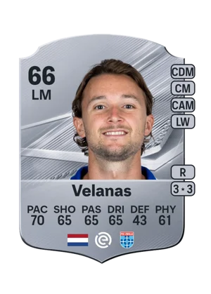 Velanas - 66 - Rare EA FC 27 card
