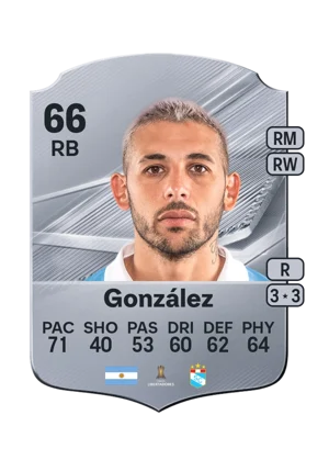 González - 66 - Rare EA FC 27 card