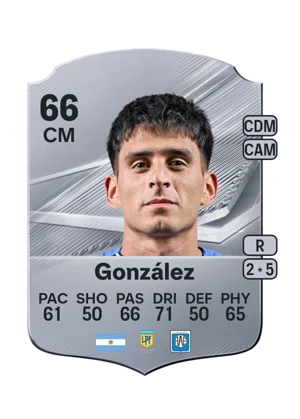 González - 66 - Rare EA FC 27 card