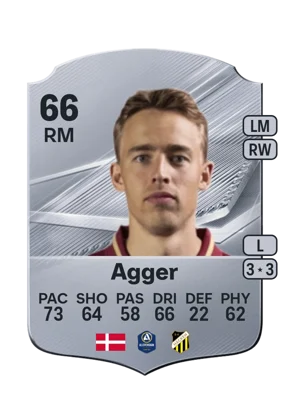Agger - 66 - Rare EA FC 27 card