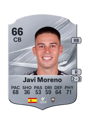Javi Moreno - 66 - Rare EA FC 27 card