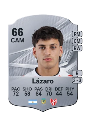 Lázaro - 66 - Rare EA FC 27 card