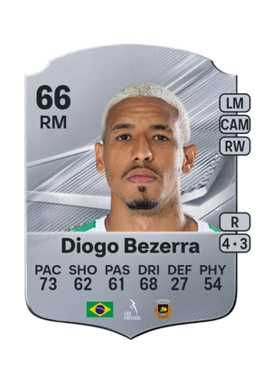 Diogo Bezerra - 66 - Rare EA FC 27 card