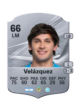 Velázquez - 66 - Rare EA FC 27 card