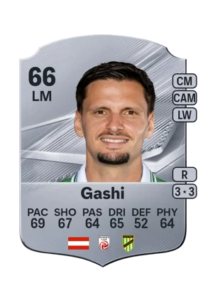 Gashi - 66 - Rare EA FC 27 card