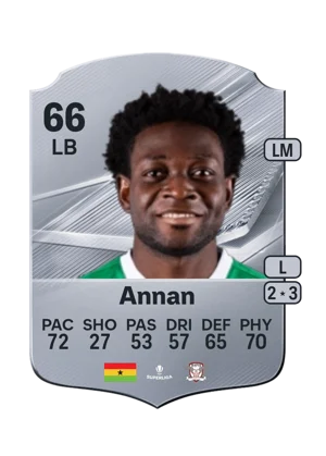 Annan - 66 - Rare EA FC 27 card