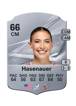 Hasenauer - 66 - Rare EA FC 27 card